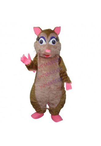 Custom Mascot Plush Girl Mouse Rat Mascot Costume Adult Size Cartoon Character Field Animal Mascotte Carnival Costumes