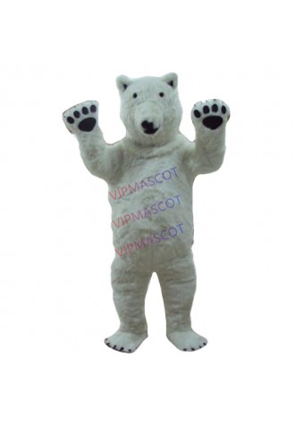 New Professional Polar Bear Mascot Costume Fancy Dress Adult Size  for Halloween party event