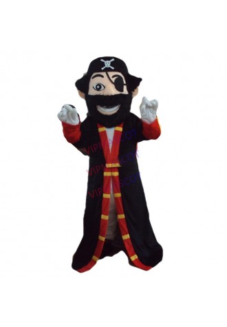 Professinal Pirate Captain Mascot Costume Fancy Dress Adult Size for Halloween party event