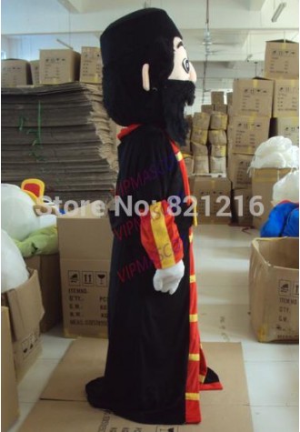 Professinal Pirate Captain Mascot Costume Fancy Dress Adult Size for Halloween party event