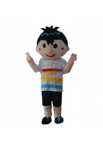 Cute Christmas halloween HOT Fashion Boy Mascot Costume Fancy Cartoon Character Party Dress Free Shipping