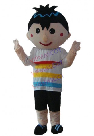 Cute Christmas halloween HOT Fashion Boy Mascot Costume Fancy Cartoon Character Party Dress Free Shipping