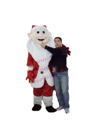 Santa Claus Mascot Costume Christmas Fancy Dress Outfit Suit Cospaly Party Dress
