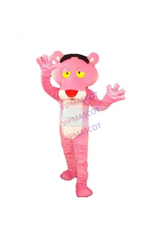 Hot selling Cute new Adult cute cartoon pink mascot fancy dress lovely costumes party costumes