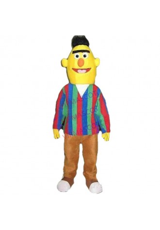 Hot sale Foam Character Adult lovely cute Explorer BERT Mascot Costume fancy dress Halloween party costume