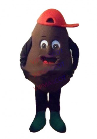 Hot sale Cute Character Adult lovely Coffee beans Mascot Costume fancy dress Halloween party costume