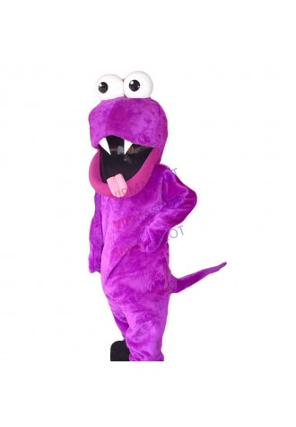 Hot sale Adult lovely halloween purple monster Mascot Costume party costumes