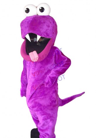 Hot sale Adult lovely halloween purple monster Mascot Costume party costumes