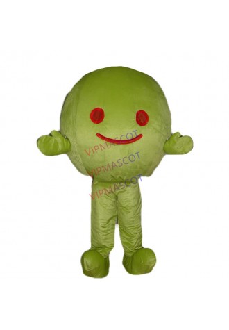 New Adult cartoon character lovely green Mascot Costume fancy dress party costumes