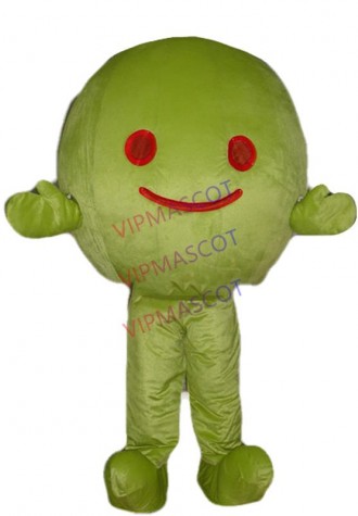 New Adult cartoon character lovely green Mascot Costume fancy dress party costumes