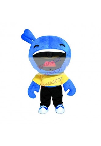 New arrival Cute Adult cute blue rabbit mascot fancy dress costumes Halloween party costumes
