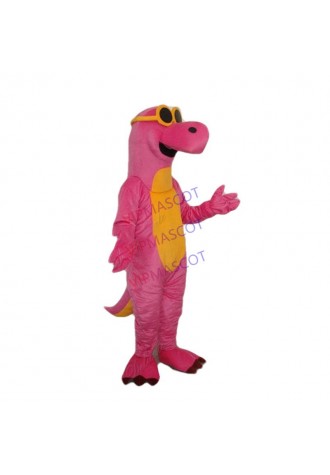 New arrival Cute Adult cartoon character lovely pink dragon Mascot Costume fancy dress party costumes