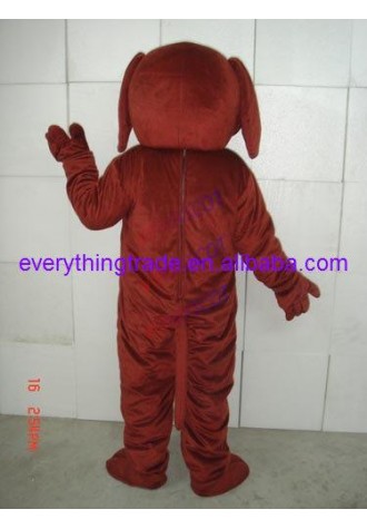 New arrival Cute Adult dark brown dog mascot fancy dress costumes Halloween party costumes adult size
