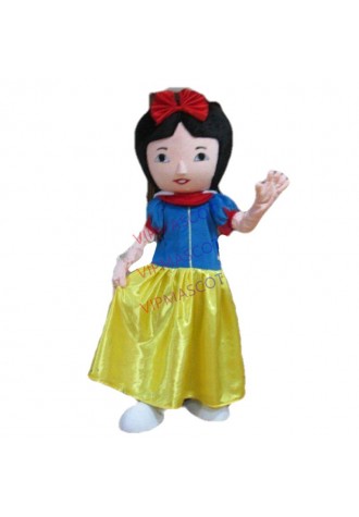 Hot sale Cute Adult nice girl White Mascot mascot costume adult size Cinderella mascot costume