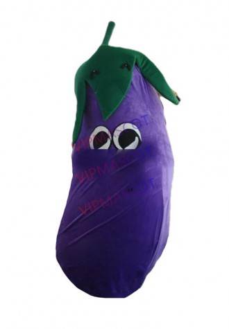 Hot sale Cute Adult Pretty cute cartoon purple Eggplant Mascot costume mascot Costume Character