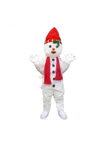 Hot sale Cute Adult Snow Man Yeti Snowman Mascot Costume Christmas Costume Halloween Cartoon Outfits