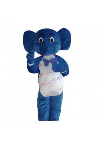 Hot selling Foam Adult cute Blue elephant adult cartoon Mascot Costume Fancy Dress Animals