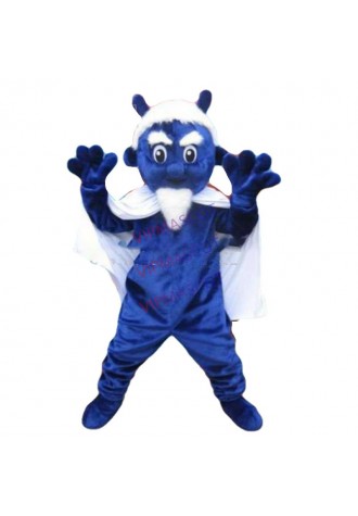Hot selling Foam Adult cute blue devil plush mascot costume adult diagram toy Christmas costume