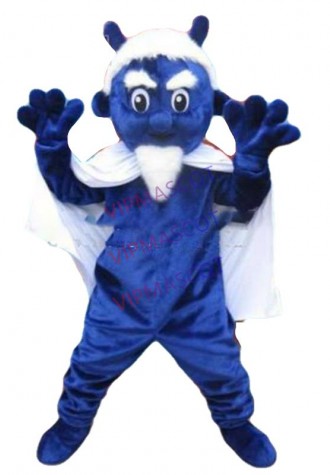 Hot selling Foam Adult cute blue devil plush mascot costume adult diagram toy Christmas costume