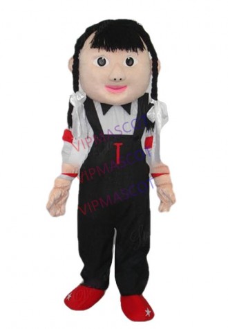 Hot selling Adult cartoon character lovely little girl Mascot Costume fancy dress party costumes