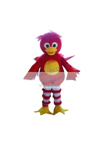 Cute Adult Cartoon Character cute red duck Mascot Costume Hallooween party costume adult size