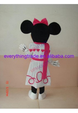 New arrival Cute Adult fashion Miss.mouse mascot fancy dress costumes Halloween party costumes