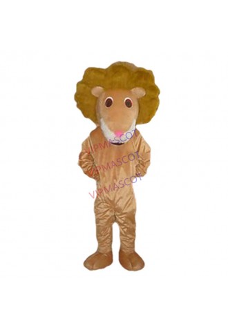 Hot sale Cute Adult cute brown lion mascot fancy dress costumes Chirstmas party costumes