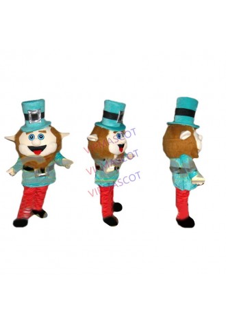 Cute Hot sale Cartoon Character Adult Leprechaun Dress cosplay Halloween  Party Costume