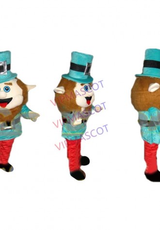 Cute Hot sale Cartoon Character Adult Leprechaun Dress cosplay Halloween  Party Costume