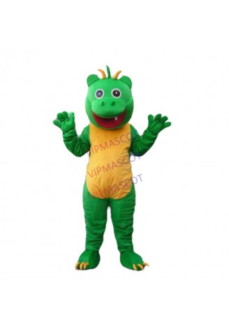 New arrival  Foam new Cartoon lovely Character cute green loong Costume fancy dress costume