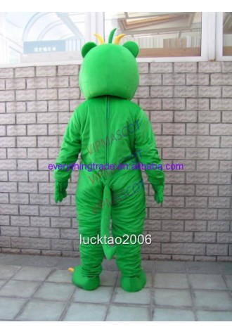 New arrival  Foam new Cartoon lovely Character cute green loong Costume fancy dress costume