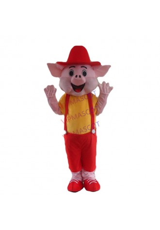 Hot sale Cartoon Character Adult cute pig baby Mascot Costume fancy dress party costume