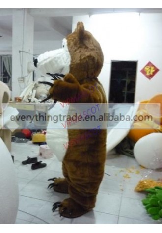 Hot selling Cute Adult lovely cartoon smile bear mascot costume fancy dress party costumes adult size