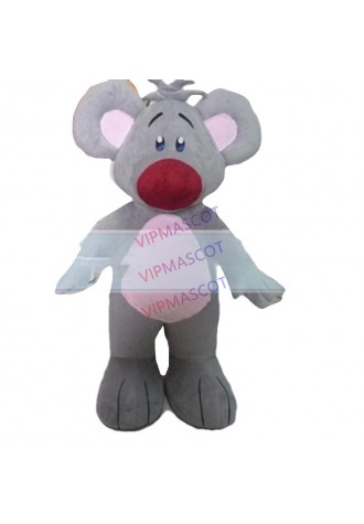 Hot selling Foam Adult lovely cartoon red mouth mouse mascot costume fancy dress party costumes adult size