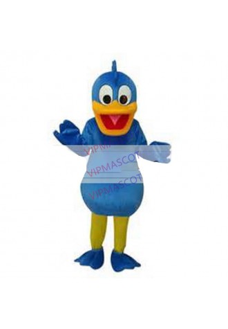 Hot selling Foam Adult cartoon character lovely blue little duck Mascot Costume Halloween party costumes