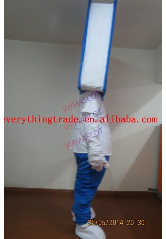 Hot sale Cute Cartoon Character Adult cute book boy Mascot Costume fancy dress party costume