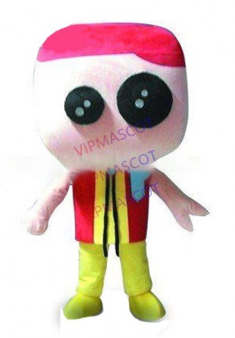 Hot sale Cute Cartoon Character Adult lovely big head doll Mascot Costume fancy dress Halloween party costume