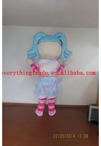 Hot sale Cute Cartoon Character Adult cute Angel girl Mascot Costume fancy dress party costume