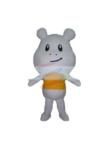 Hot selling Foam Adult cartoon lovely white baby mascot costume suit fancy dress party costumes adult size