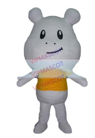 Hot selling Foam Adult cartoon lovely white baby mascot costume suit fancy dress party costumes adult size