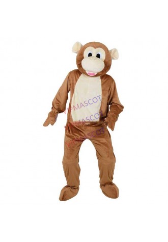 Hot sale Foam Cartoon Character Adult cute monkey Mascot Costume Fancy Dress Halloween party costume