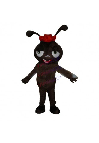 New arrival Cute Adult cartoon cute black little ant mascot costume suit fancy dress mascot party costumes