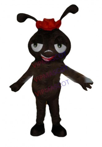 New arrival Cute Adult cartoon cute black little ant mascot costume suit fancy dress mascot party costumes
