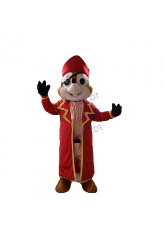 Hot sale Foam Adult Pirate Squirrel Chipmunk Mascot Costume Adult Fancy Dress Cartoon Party Outfits Suit