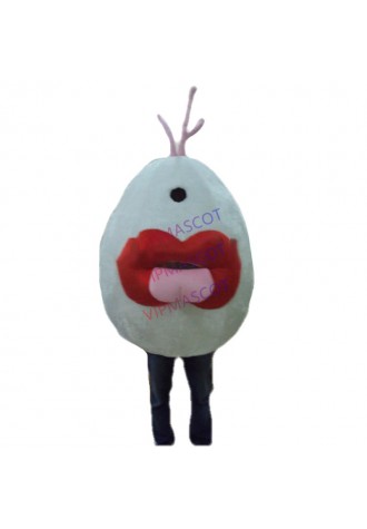 Hot sale Cute Adult lovely big mouth mascot fancy dress costumes cartoon party costumes adult size