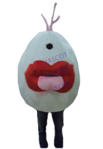 Hot sale Cute Adult lovely big mouth mascot fancy dress costumes cartoon party costumes adult size
