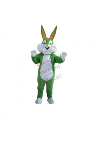 New arrival Foam Adult lovely green rabbit mascot fancy dress costumes cartoon party costumes adult size