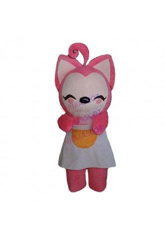 Hot sale Foam Character Adult cute pink Ali Mascot Costume fancy dress Halloween party costume