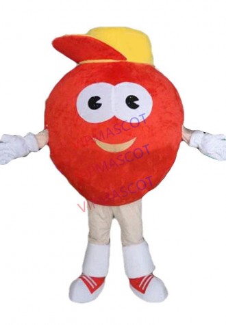 Hot sale Character Adult cuteRed eggs Mascot Costume fancy dress Halloween party costume
