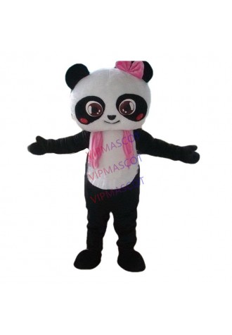 New arrival Cute Cartoon Character Professional Girl Panda Mascot Costume Adult SZ All Welcome wholesale